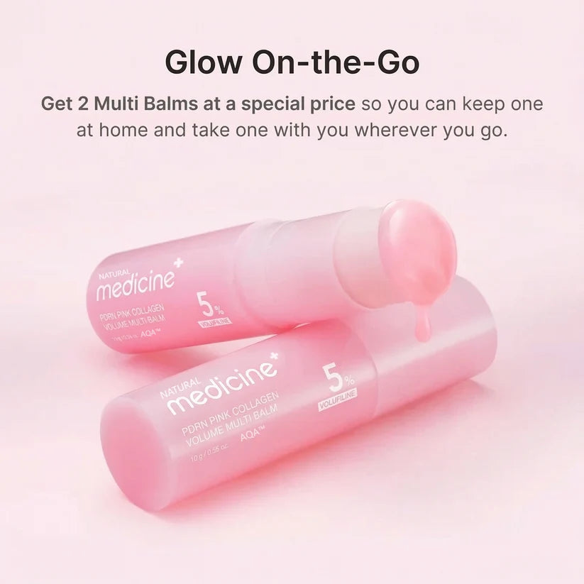 New aqa™ Natural medicine PDRN Pink Collagen Volume Multi Balm.