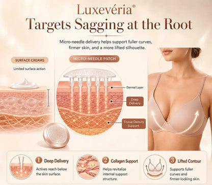 🔥🥇Luxevéria® Targeted Breast Enhancement Advanced Nano Microneedle Patch