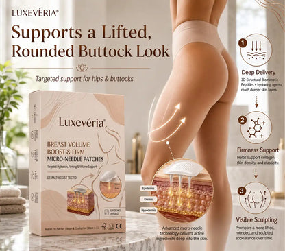 🔥🥇Luxevéria® Targeted Breast Enhancement Advanced Nano Microneedle Patch